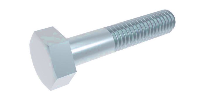 Sechskantschraube mit Schaft ISO 4014 8.8 Stahl galv verzinkt M 16 x 55-50 Stück