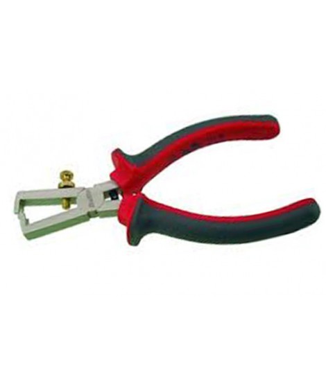 Abisolierzange isoliert, mit Stellschraube und Feder