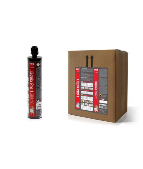 TOX-Verbundmörtel LIQUIX PRO 1 mit Zulassung (280ml) (Karton 12 Stück)