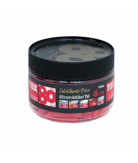 TOX-Allzweckdübel Tri Runddose