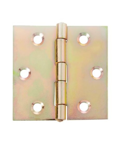 Scharnier käntig Stahl verzinkt