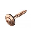 Spenglerschraube 15 mm Scheibe A2-verkupfert TX (2-teilig)
